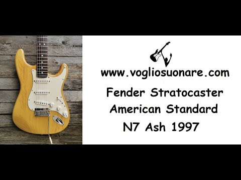 1997 Fender Stratocaster American Standard Ash 1997 RW with hard case