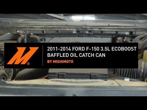 2011-2014 Ford F-150 3.5L Ecoboost Baffled Oil Catch Can Installation Guide by Mishimoto