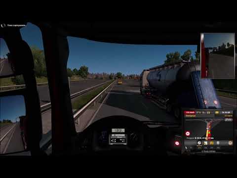 Euro Truck Simulator2 Renault T High Sleeper 440KM(324KW),12 Biegów Paryż-Le Mans Zużyte Plastiki 3t