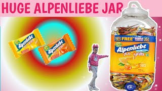 Alpenliebe Juicyfills Huge Jar with 1200 candy II chocolate Video II chocolate unboxing