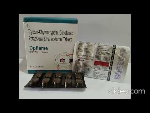 Trypsin chymotrypsin diclofenac paracetamol for hospital, pa...