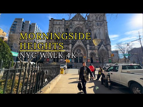 Morningside Heights to Riverside Park 4K ☀️ | Sunny Day Walk in NYC