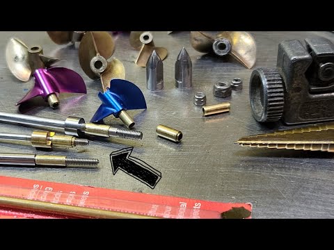 Run Any Prop, Rc Boat Propeller Adapter Quick And Easy - K&S Brass Tube
