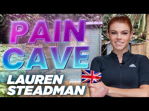 Enter Paralympic Athlete Lauren Steadman's "PAIN CAVE" Log Cabin!
