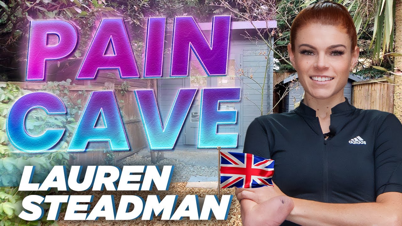 Enter Paralympic Athlete Lauren Steadman's "PAIN CAVE" Log Cabin!