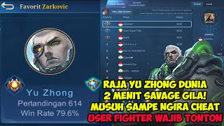 Download lagu INI RAJA YUZHONG DUNIA TERJAGO! 2 MENIT SAVAGE DIKIRA CHEAT DAMAGE PADAHAL SKILL NYA ALIEN mp3