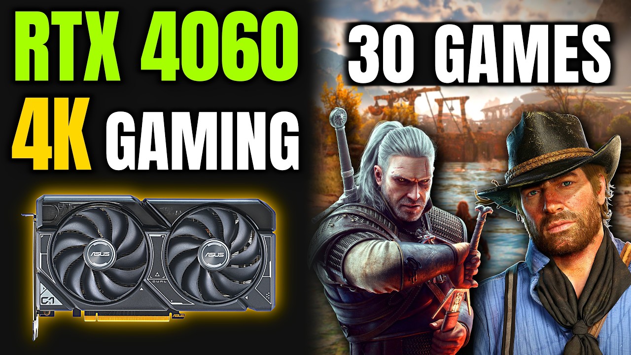 Can the RTX 4060 Handle 4K Gaming? 30 Games Tested