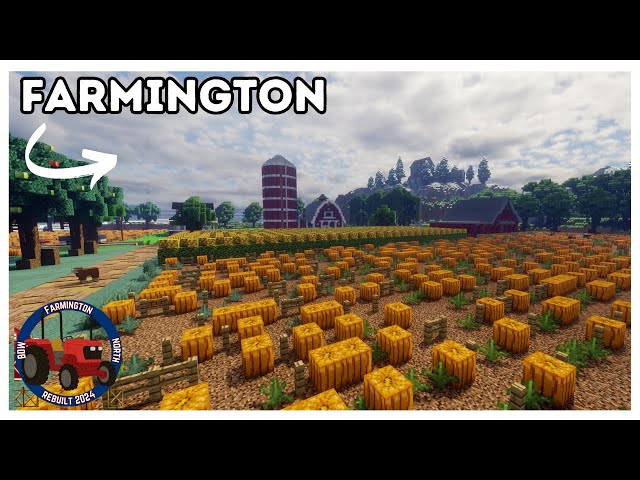 Minecraft Farm Town - Farmington Minecraft Map