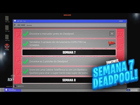 DESAFIOS DEADPOOL SEMANA 7