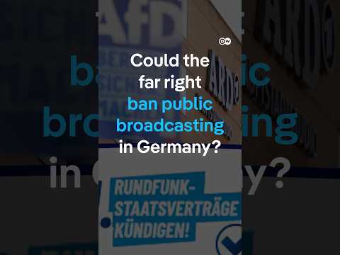 Could Germany's far-right AfD ban public broadcasting? | DW News