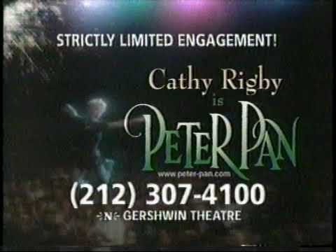 Cathy Rigby is Peter Pan on Broadway - Gershwin Theater New York City (1999)