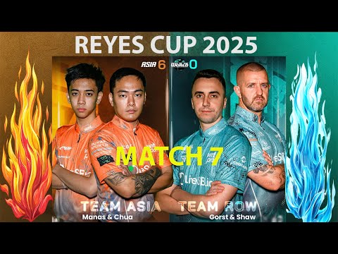 Match 7 | Johann Chua / AJ Manas vs Fedor Gorst  / Jayson Shaw | HIGHLIGHTS | 2025 Reyes Cup