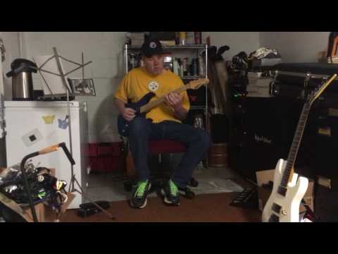 Noodling with Frank Gambale harmonic minor lick