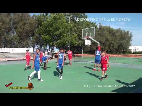 1°/2°Q SPORTING PSE vs BK ROSETO 14/07/2017 - 14° Torneo dell'Adriatico 2017