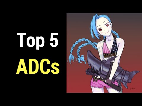 TOP 5 BEST ADCs - Patch 6.17 - League of Legends