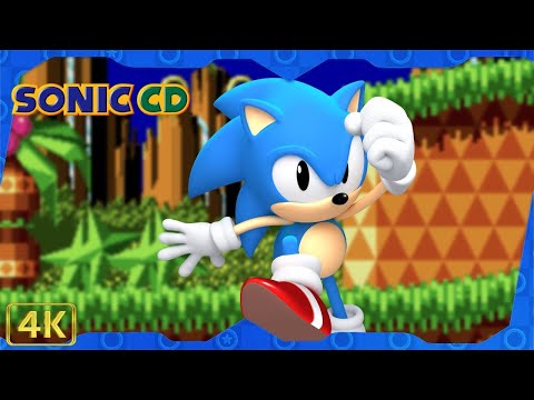 Sonic the Hedgehog CD: Restored ⁴ᴷ Full Playthrough (All Time Stones, Sonic gameplay)