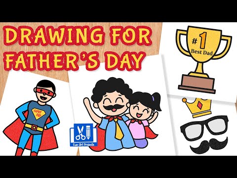 Father's Love Drawing | Drawing for Happy Fathers Day...