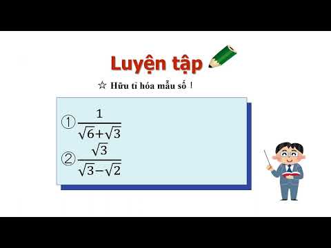 高1＿無理数の計算＿分母の有理化（ベトナム語版）