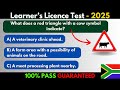 NEW 2025 Learner S Test Questions To Pass Your Learners Licence Test
