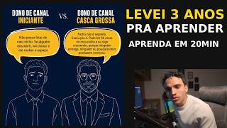 por que diabos ninguém te conta isso antes de começar um canal dark?