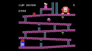 MSX Game: Donkey Kong (1982 Coleco)