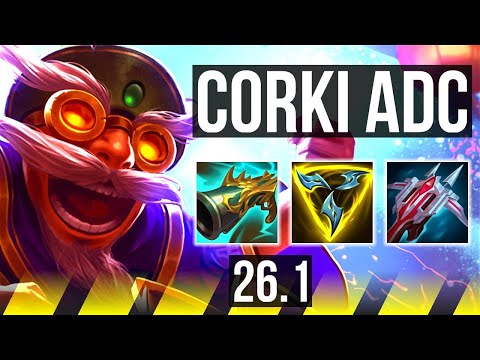 CORKI & Nautilus vs LUCIAN & Blitzcrank (ADC) | Lethal Tempo, 65K damage | KR Master | 26.1