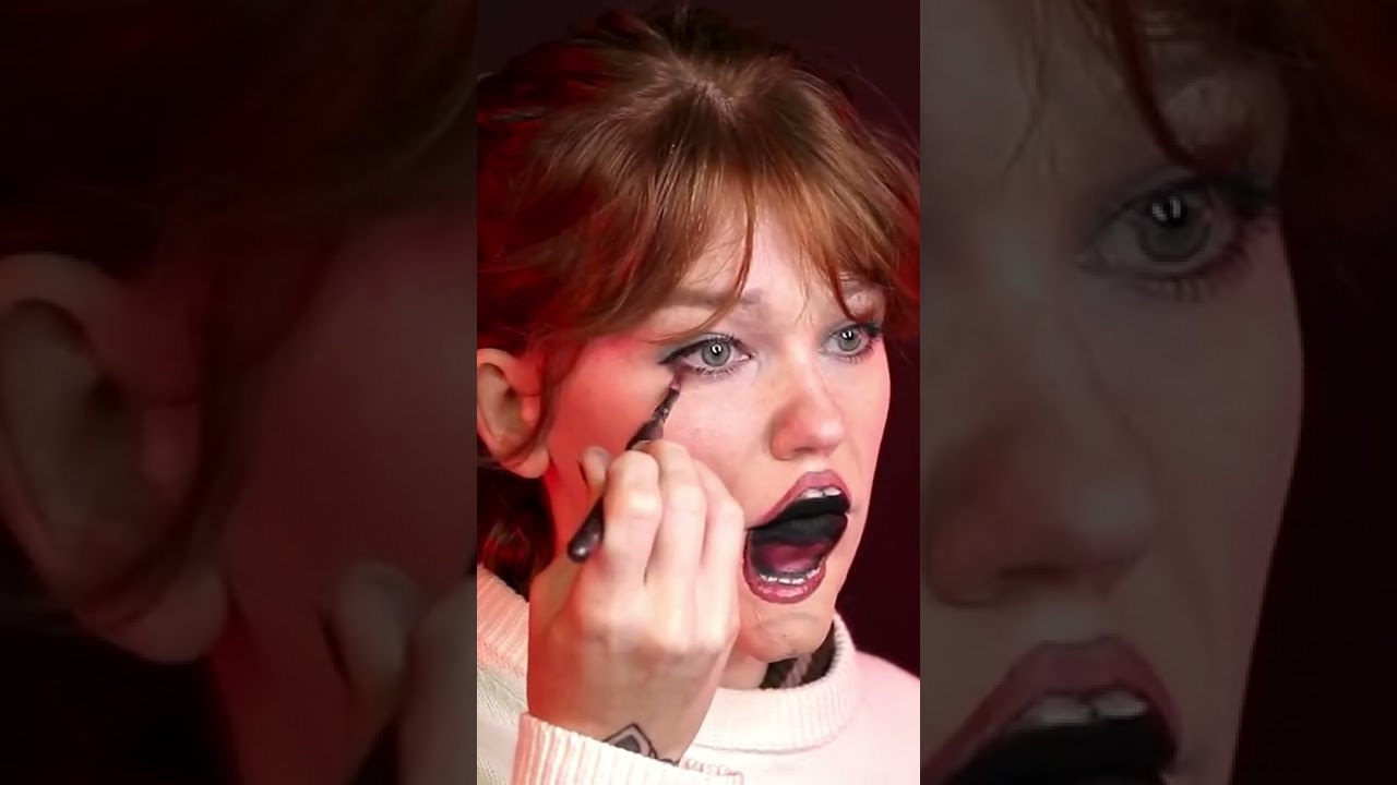 CHRISSY?! I don't like this... #shorts #makeuptransformation #strangerthings