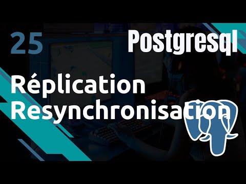 PostgreSQL 25 Replication resynchronisation manuel master slave | tutos fr