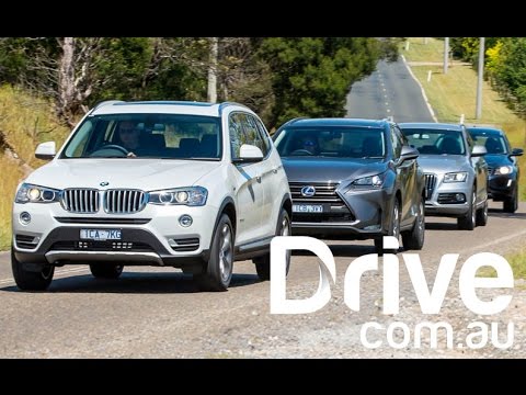 Lexus NX300h v Audi Q5 v BMW X3 v Volvo XC60 | Drive.com.au