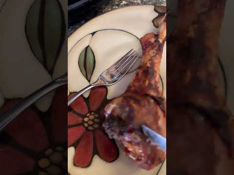 Air fried turkey legs 45 minutes ….. off the chain!!!