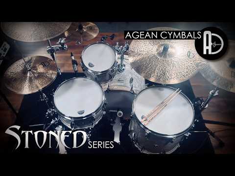 Agean Cymbals 20" Stoned Rock Ride image 5