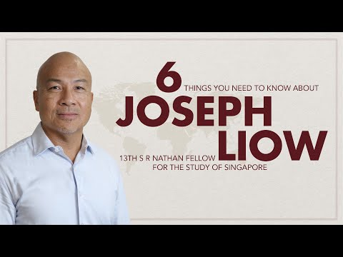 6 Things You Need to Know about 13th S R Nathan Fellow Professor Joseph Liow