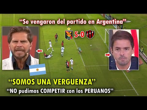 DESTROZADOS! PERIODISTAS ARGENTINOS LLORAN tras GOLEADA | MELGAR VS PATRONATO 5-0 HOY