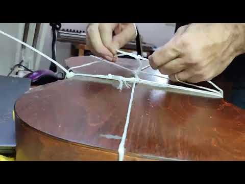 7-string vintage Russian guitar restoration