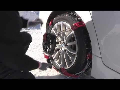 Montage chaîne neige Steel Grip - sur Feuvert.fr