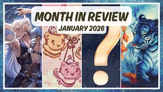 January Recap & Month in Review: 3 Completed Diamond Paintings to Start 2026!!