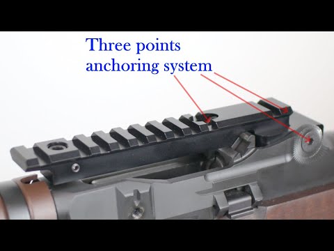 BadAce M1A / M14 Scope Mount NDT (No Drill-Tap) Low-profile and Elevation Adjustable