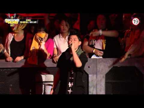 [쇼미더머니2/NO CUT] 매드클라운(Mad Clown) - 지렁이 + 껌 (feat.화나,오지은) @ 3차 공연