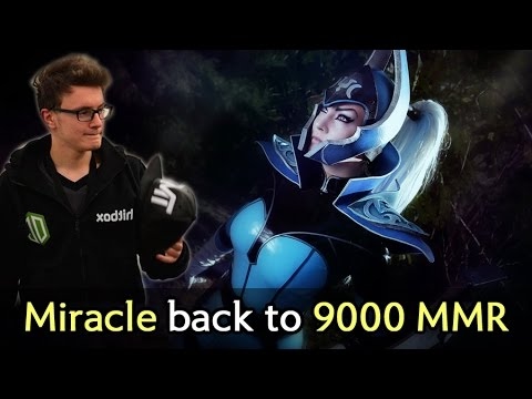 Miracle is back to 9000 MMR — All-Stars pub Dota 2