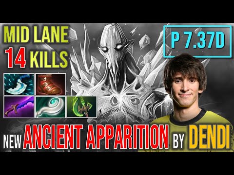 New Mid Meta with Dendi Ancient Apparition 14 Kills #gameplay4k #patch737d #fullgame #dota2
