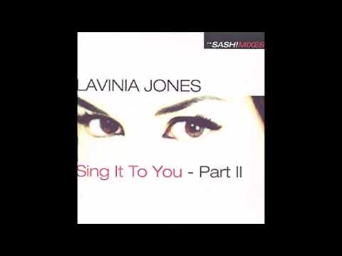 Lavinia Jones - Sing It To You (SASH! Remix)