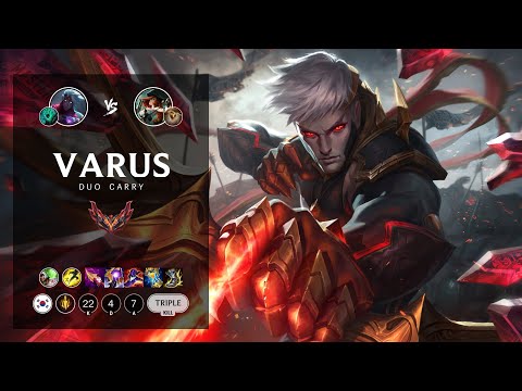 Varus ADC vs Miss Fortune - KR Grandmaster Patch 12.18