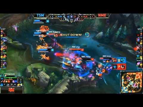 Santorin Dragon Steal Secure 1 for 1 Teamfight  - TSM vs NME