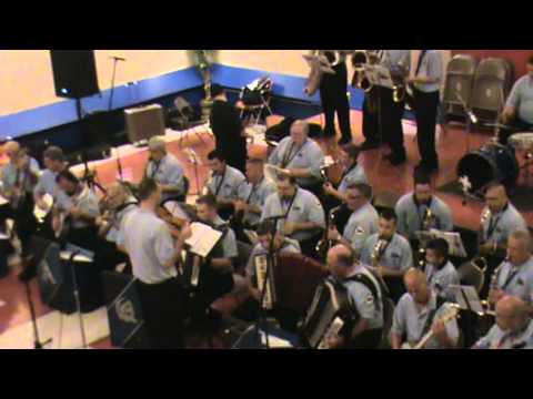 Night Has A Thousand Eyes(Corey Riddle,saxophone feature) - Aqua String Band 2012 Mummers Museum