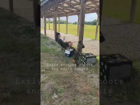 Morning practice and maple donuts. #archery #mathewsarchery