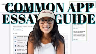 how to write your ENTIRE common app essay (step by step guide)