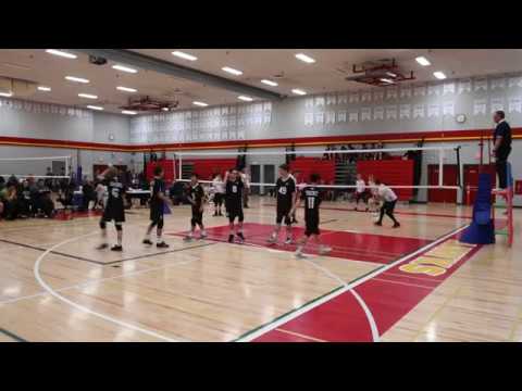 U14 Boys Volleyball - Ducks Elite James vs Airborne Spitfire - Set 1, 2019 Regionals