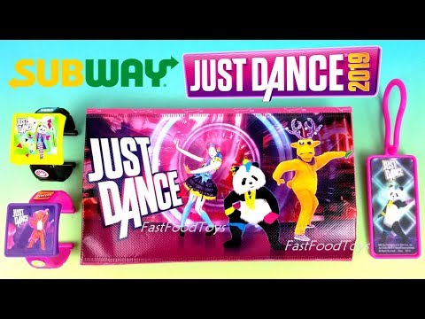 SUBWAY JUST DANCE 2019 KIDS MEAL TOYS UBISOFT NINTENDO SWITCH WII U PLAYSTATION 4 XBOX ONE 360 2018 Video