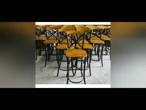 Dining optional light brown cross x-back chair, set size: si...