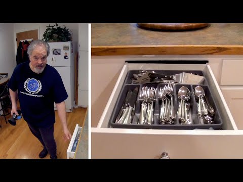 Add full Extension Undermount Drawer Slides to Cheap Center Slide Kitchen Cabinets. Huge Upgrade!